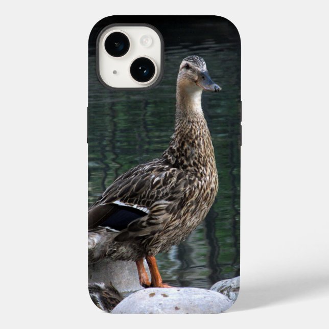 Funda De Case-Mate Para iPhone Estuche Mallard Duck Phone (Reverso )