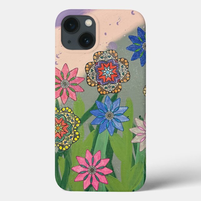 Funda De Case-Mate Para iPhone Estuche Mandella Garden Phone (Reverso)