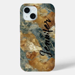 Funda Para iPhone 15 Estuche Marble Agate iPhone / iPad