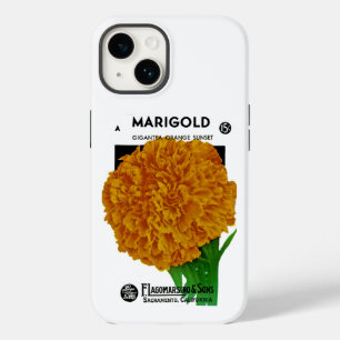 Funda Para iPhone 14 De Case-Mate Estuche Marigold Vintage Seed Packet Funda-Mate pa