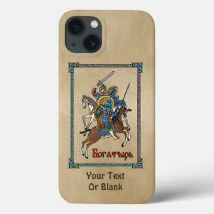 Funda Para iPhone 13 Estuche medieval ruso Bogatyr Funda-Mate para iPho