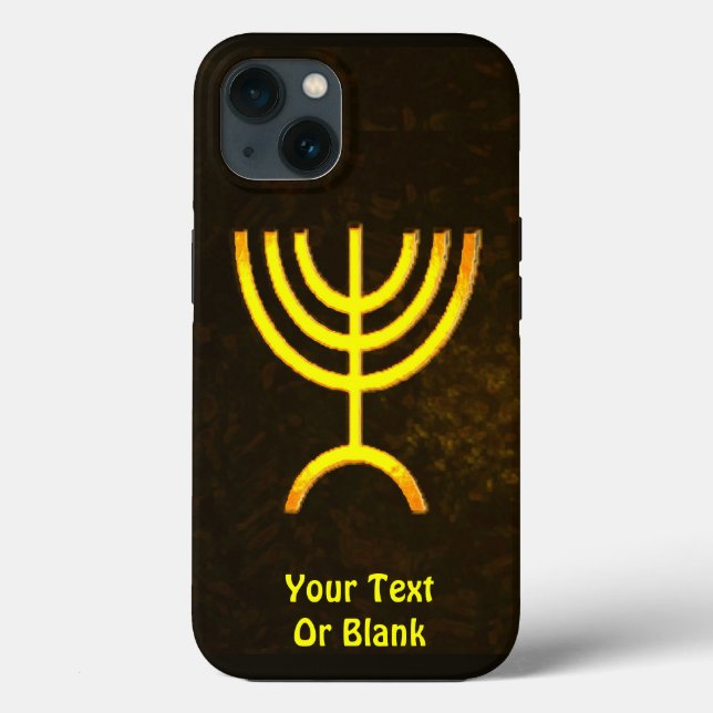 Funda De Case-Mate Para iPhone Estuche Menorah Flame para iPhone Funda-Mate (Reverso )