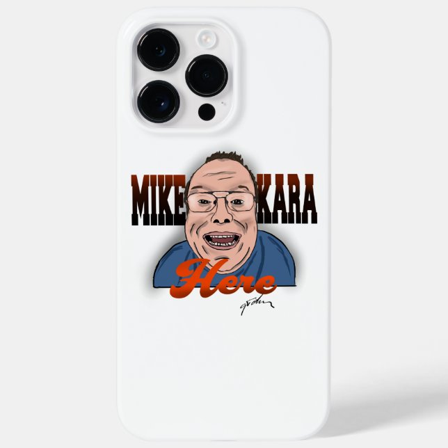 Funda De Case-Mate Para iPhone Estuche Mike Kara Here iPhone (Reverso)