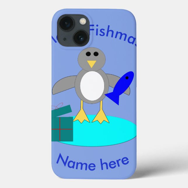 Funda De Case-Mate Para iPhone Estuche Mini para iPad Pingüino de Feliz Navidad (Reverso)