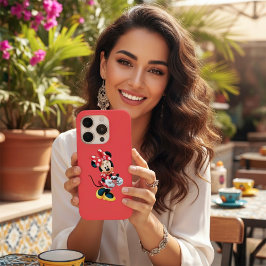 Funda Para iPhone 15 Pro Estuche Minnie Funda-Mate para iPhone