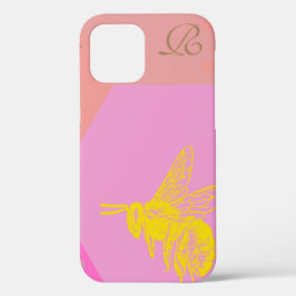 Funda Para iPhone 12 Estuche moderno para iPhone Funda-mate de abeja am