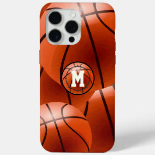 Funda Para iPhone 15 Pro Max Estuche Monograma Basketball para iPhone