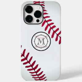 Funda Para iPhone 14 Pro Max De Case-Mate Estuche monograma para iPhone de béisbol