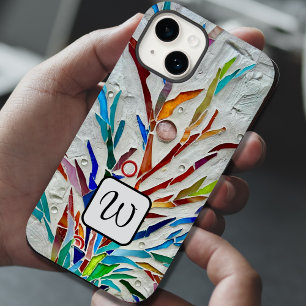 14 De Case-Mate Estuche monograma para iPhone Funda botánico-mate