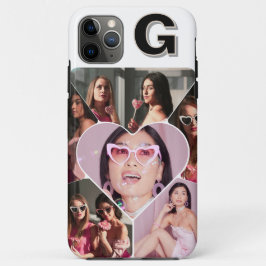 Funda Para iPhone 11 Pro Max Estuche monograma para iPhone Verde azulado de 6 C