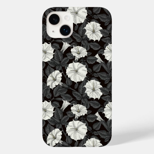 Funda De Case-Mate Para iPhone Estuche Moonflowers para iPhone Funda-Mate (Reverso )