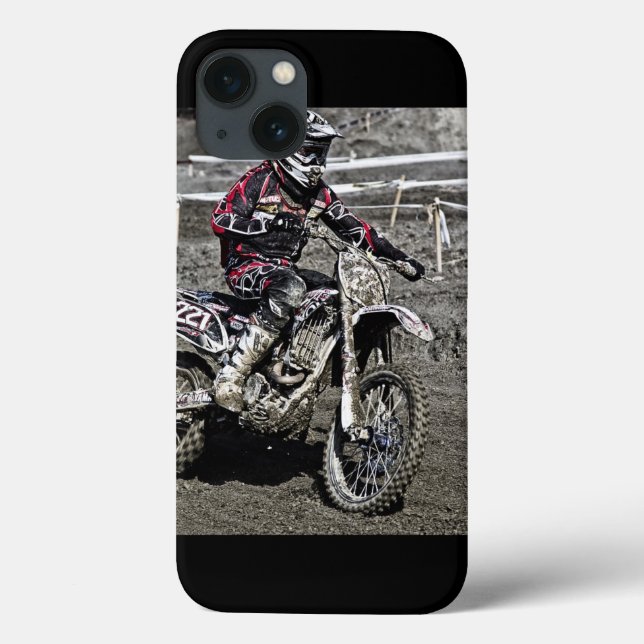 Funda De Case-Mate Para iPhone Estuche Motocross Ipad (Reverso)