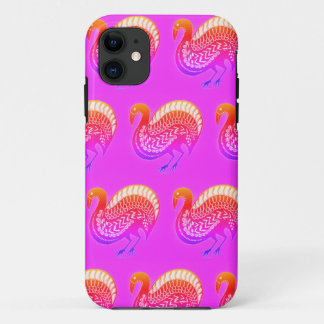 Funda Para iPhone 11 Estuche Mycenaean para iPhone de pájaro rosa de in