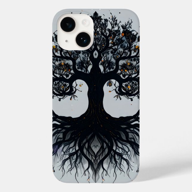 Funda De Case-Mate Para iPhone Estuche Mystical Tree of Life iPhone (Reverso )