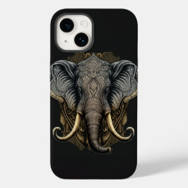 Funda Para iPhone 14 De Case-Mate Estuche Mystical Watercolor Elephant Phone