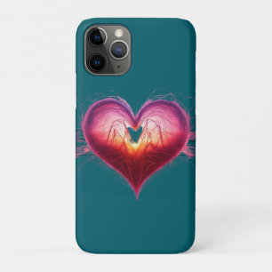 Funda Para iPhone 11 Pro Estuche Neon Anatomical Heart iPhone / iPad