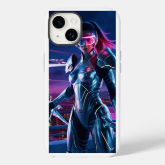 Funda Para iPhone 14 De Case-Mate Estuche Neon Cyber Warrior para iPhone - Ciencia F