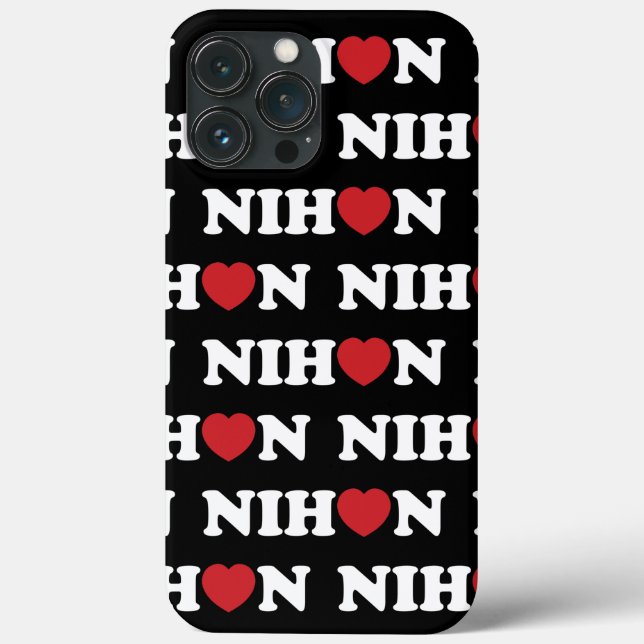 Funda De Case-Mate Para iPhone Estuche Nihon Love Heart Funda-Mate para iPhone (Reverso )
