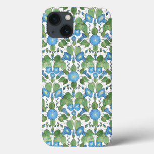 Funda Para iPhone 13 Estuche Nostalgic Blue Morning Glory Funda-Mate iP