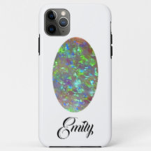 Estuche Opal para iPhone Gemstone Oval Cabochon