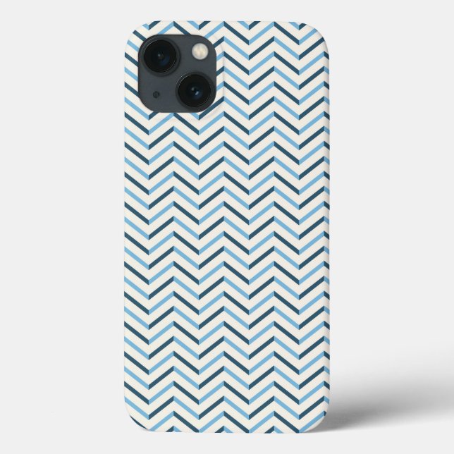 Funda De Case-Mate Para iPhone Estuche para aire Chevron Blue iPad (Reverso)