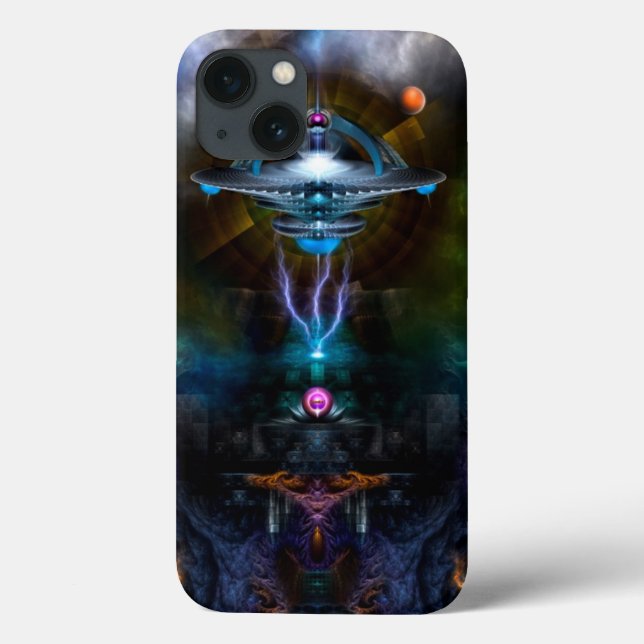 Funda De Case-Mate Para iPhone Estuche para iPad Ansarious de Space Station (Reverso)