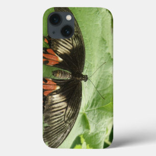 title_seo2 Estuche para iPad de mariposa dorada y rojo negro 