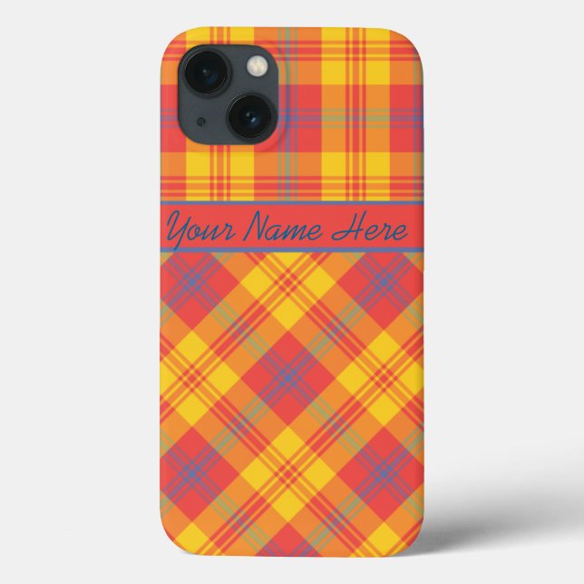 Funda De Case-Mate Para iPhone Estuche para iPad de moda brillante rojo, amarillo (Reverso)