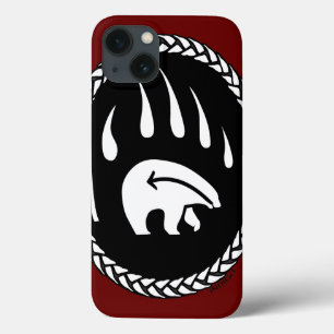 Funda Para iPhone 13 Estuche para iPad de oso tribal caso para iPad de 