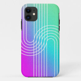 Funda Para iPhone 11 estuche para iPad geométrico de línea de arco cont