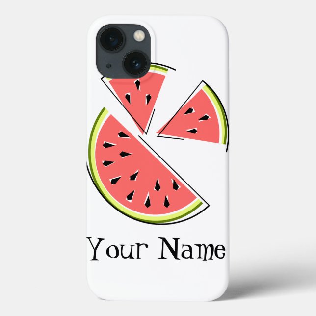 Funda De Case-Mate Para iPhone Estuche para iPad 'Name' de Pieces de sandía (Reverso)