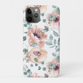Funda Para iPhone 11 Pro Estuche para iPad para moda Rubor Watercolor Flowe