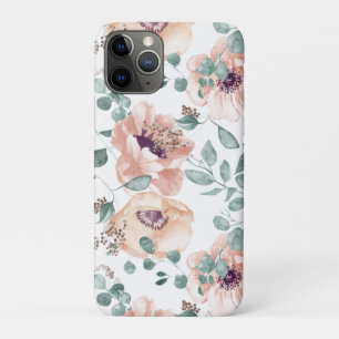 Funda Para iPhone 11 Pro Estuche para iPad para moda Rubor Watercolor Flowe