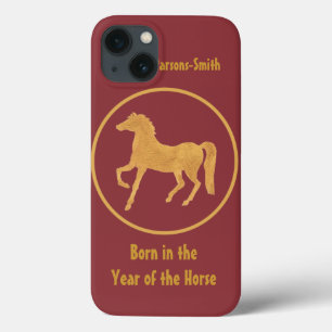 Funda Para iPhone 13 Estuche para iPad personalizado: Patrón de caballo