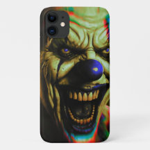 Estuche para iPhone 11 con payaso aterrador y esca