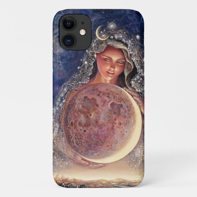 Funda De Case-Mate Para iPhone Estuche para iPhone 11 de Moon Goddess (Reverso)