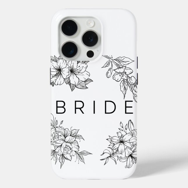 Funda De Case-Mate Para iPhone Estuche para iPhone 15 profesional para novias (Reverso )