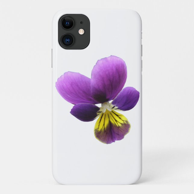 Funda De Case-Mate Para iPhone Estuche para iPhone 3 Pansy de bonito (Reverso)