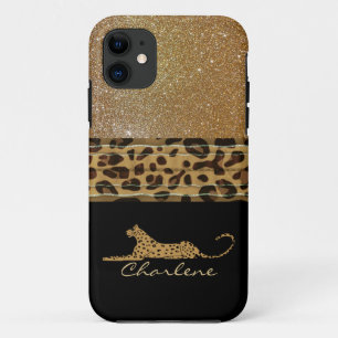 Funda Para iPhone 11 Estuche para iPhone 5S Personalizado Gold y Black