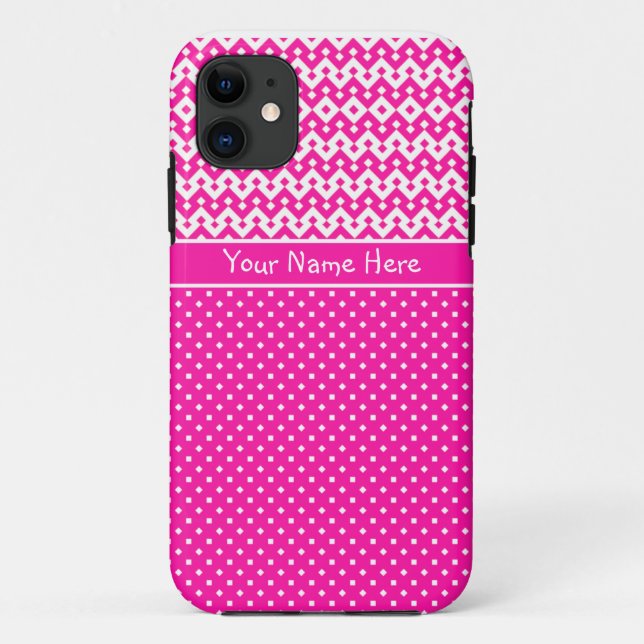 Funda De Case-Mate Para iPhone Estuche para iPhone 5s personalizado: rosa y blanc (Reverso)