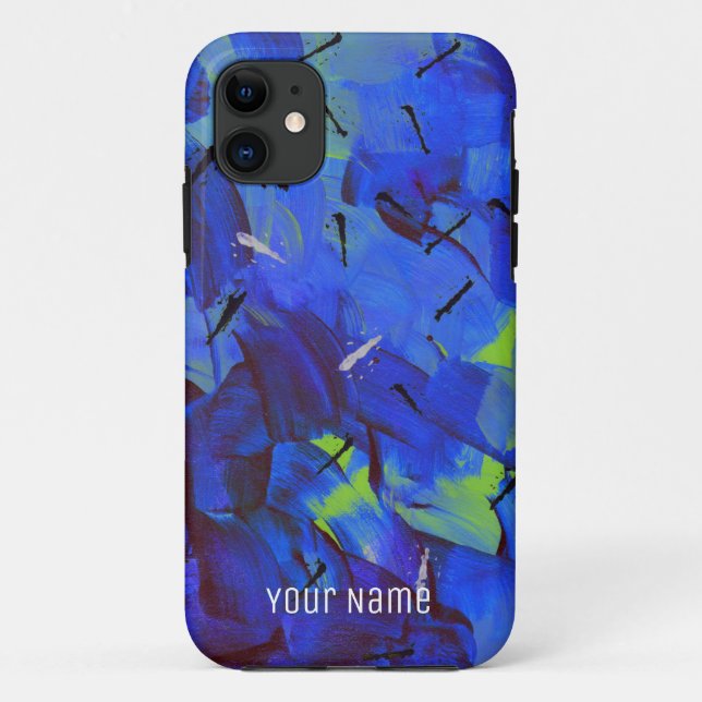 Funda De Case-Mate Para iPhone Estuche para iPhone acrílico abstracto (Reverso)