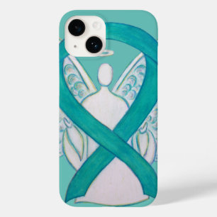 Funda Para iPhone 14 De Case-Mate Estuche para iPhone Angel Cinta de Conciencia Verd