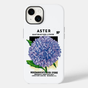 Funda Para iPhone 14 De Case-Mate Estuche para iPhone Aster Vintage Seed Packet Fund