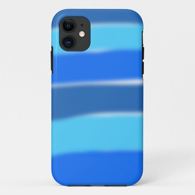 Funda De Case-Mate Para iPhone Estuche para iPhone azul gradiente (Reverso)