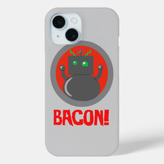 title_seo2 Estuche para iPhone Bacon Robot