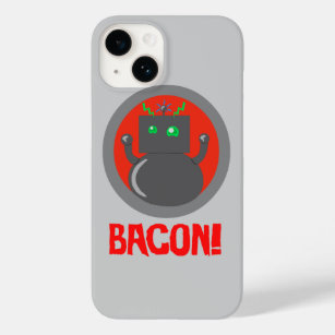 Funda Para iPhone 14 De Case-Mate Estuche para iPhone Bacon Robot