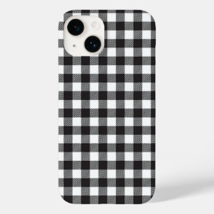 Funda Para iPhone 14 De Case-Mate Estuche para iPhone Black and White Buffalo Check