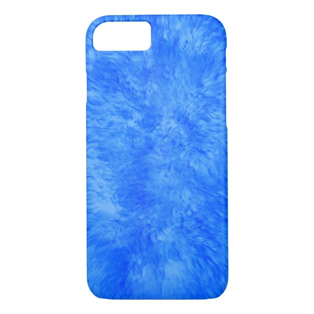 Funda De Case-Mate Para iPhone Estuche para iPhone Blue Fur Frenzy Funda-Mate (Reverso)
