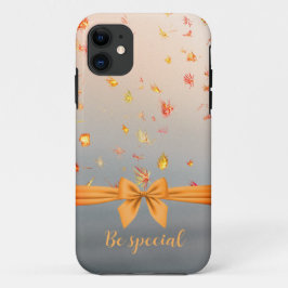 Funda Para iPhone 11 Estuche para iPhone Bow naranja