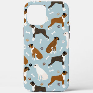 title_seo2 Estuche para iPhone Boxer Dog Bones y Paws Funda-M